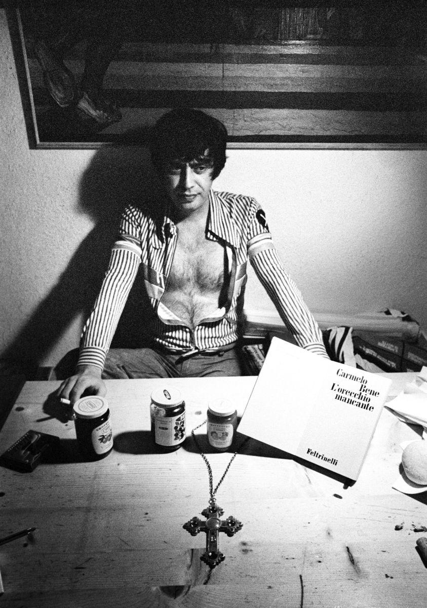 Sandro-Becchetti-Carmelo-Bene-Roma-1972-scaled